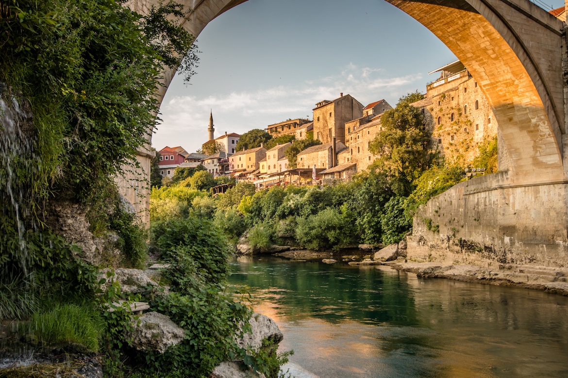 The old town in Mostar is one of the best places to visit in Bosnia