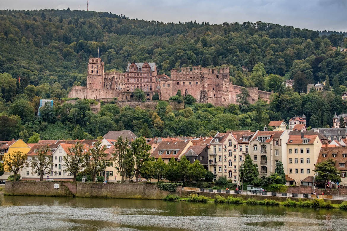 The view from the Philosopher's Walk in Heidelberg