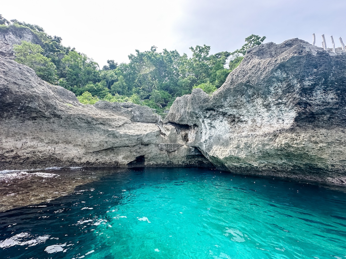 The Lemnap (Blue) Cave in Tanna, Vanuatu