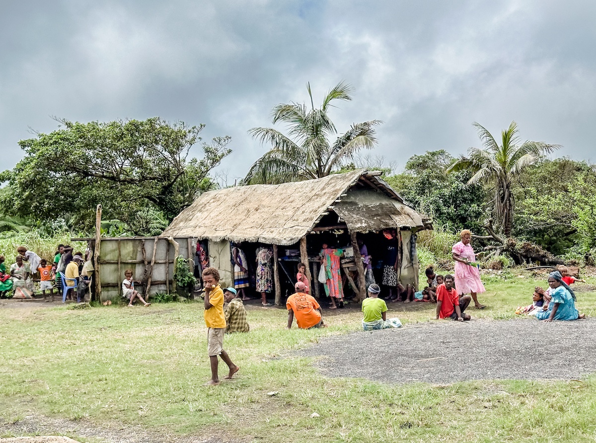 A village in Tanna, Vanuatu
